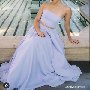 Fame and Partners The Maristel Two Piece Dress in Light Blue NWT